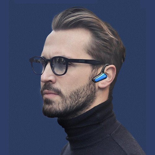 L Auriculares Inalámbricos De Conducción Ósea Azules