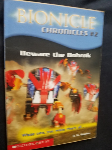 Bionicle Chronicles #2 Beware The Bohrok Scholastic Ingles