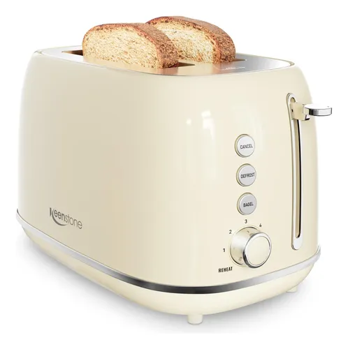 comprar Toasters - Tostadoras Retro De Acero Inoxidable Con 2 Rebana