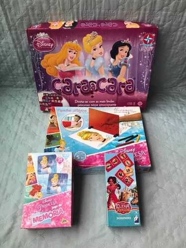 Super Kit - Disney Princesas - QC - Dominó - Jogo da Memória