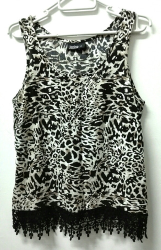 Musculosa Animal Print Talle S