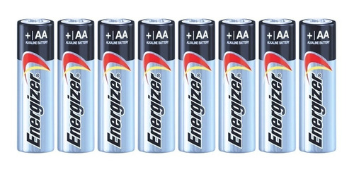 Imagen 4 de 10 de Pilas Energizer Aa Max Alcalina Blister X 8 + Llavero C/ Luz