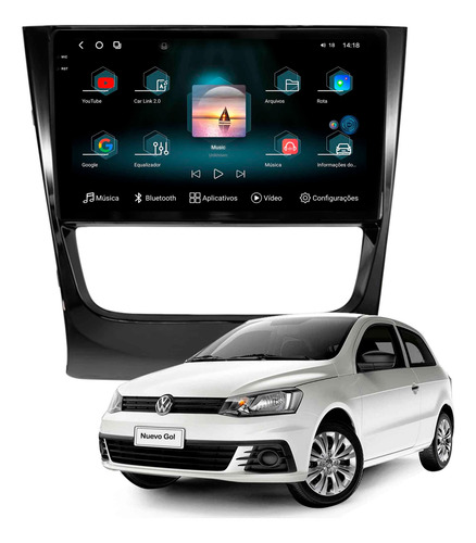 Multimidia Fóton G3 Gol Voyage 13 A 16 8+256gb Octa 2k 9p