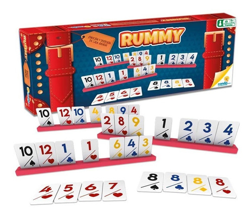 Rummy Juego De Mesa Ronda Rummi Q Original Diversión 