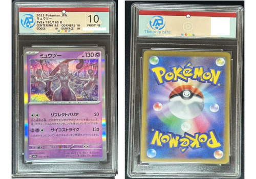 Carta Pokemon Ptcg Mewtwo Graduada Ap Original Japonesa Mewtwo Jpn