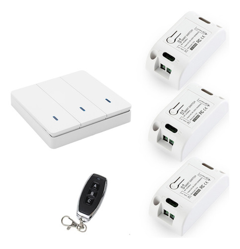 Controle De Interruptor De Luz Inteligente Sem Fio Rf 433mhz