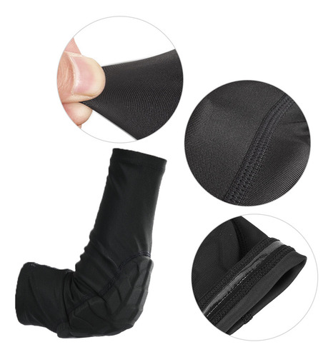 Protectores De Brazo De Baloncesto M (7-8 Años), 1 Par, Elás
