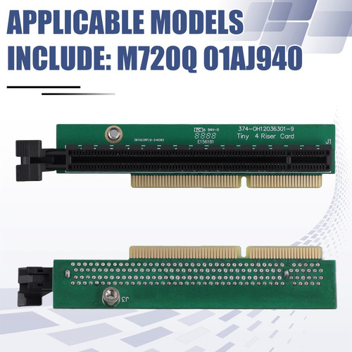 3x Pci-e Graphic Card Adapter Card Tiny 4 Riser Card For Len