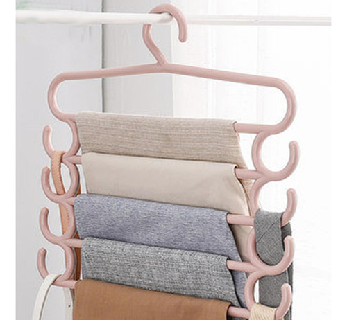 Perchas Para Pantalones Que Ahorran Espacio Estante Multifun