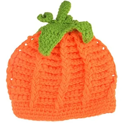 Gorro De Calabaza De Ganchillo Para Bebé