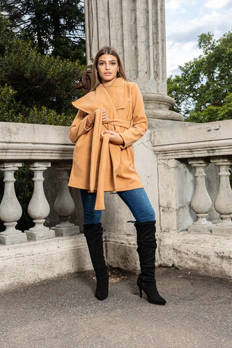 Tapado Londres Con Tira Y Bolsillos De Invierno