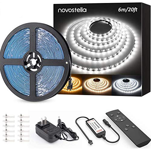 Novostella 20ft Tunable Blanco Strip Kit De Luz Led 3ytpn