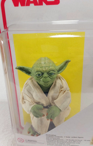 Boneco Mestre Yoda Star Wars, Proporcional 1/6, 12 Cm Realis