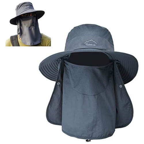 Gorro Pescador Protección Seca Uv Integral Rostro Y Nuca/lit