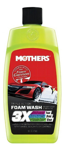 Mothers Polish Shampoo Auto Triple Action Foam Wash Espuma