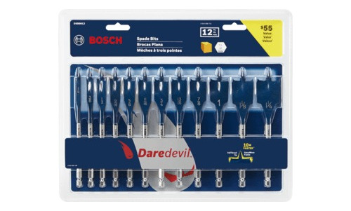 Bosch ® Daredevil 12 Brocas Rápidas Pala Acero Alto Carbono