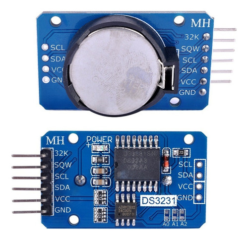 ' 5 Piezas De Modulo Reloj De Tiempo Real Ds3231 Rtc Con