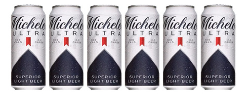 Pack X 6 Cerveza Michelob Ultra Lata 473 Ml