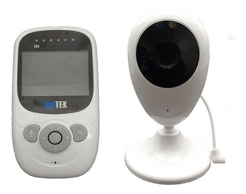 Babá Eletrônica Sem Fio Com Visão Noturna 200mt Tela Lcd 2.4
