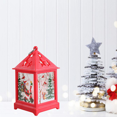 Adornos De Péndulo Con Luz Led De Papá Noel