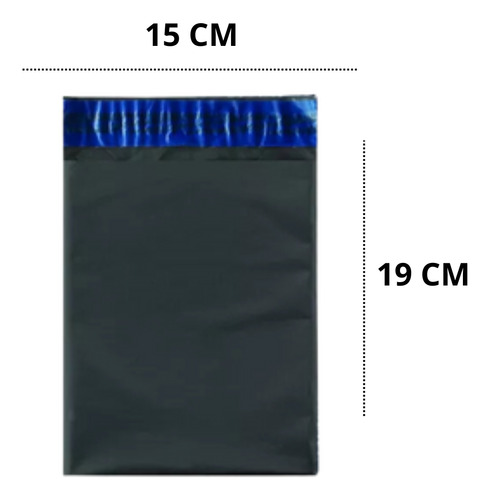 Saco Ecommerce Cinza 15x19 100 Un Embalagem Correios