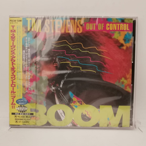 T.m. Stevens Out Of Control Boom Cd Japones Obi Nuevo 