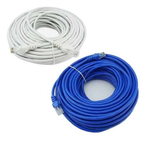 Cable De Red Ethertnet 30 Metros Rj45 Cat6