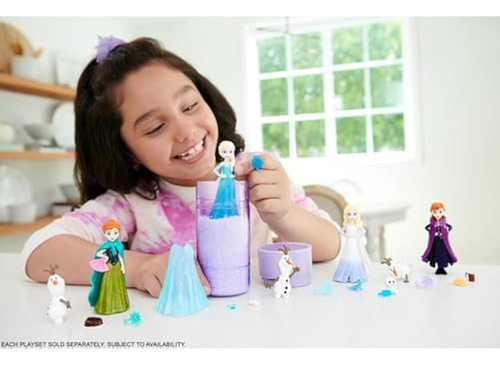 Muñeca Pequeña Frozen De Mattel Disney Que Revela El Color D