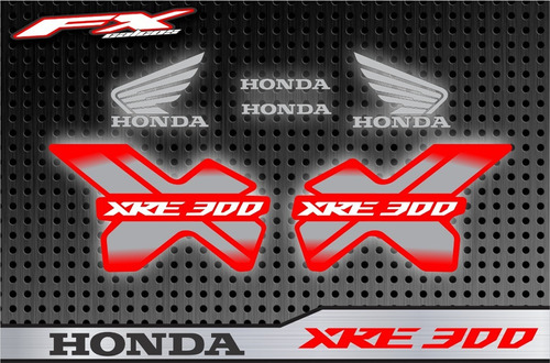 Calcos Simil Original Honda Xre 300  Fxcalcos