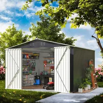 Comprar Cobertizo Almacenamiento Al Aire Libre Jardin Metal 8 X 10