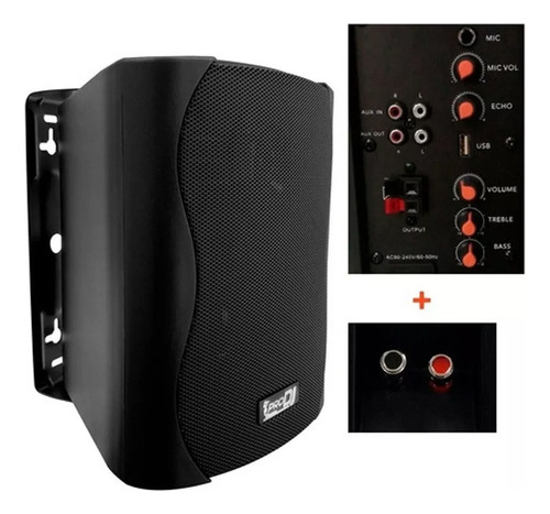 Imagen 3 de 5 de Altavoz Parlante Ambiental Bluetooth Pro Dj Ws50s-ba Par