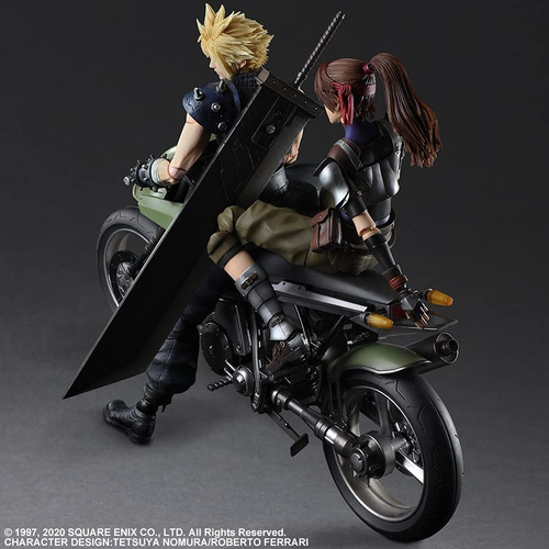 Imagen 8 de 9 de Figura Final Fantasy Vii Remake Jessi, Cloud & Moto Playarts