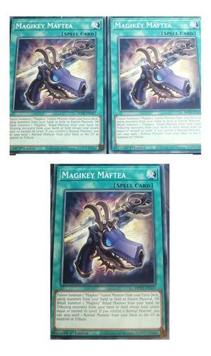 Magikey Maftea X3 Yu-gi-oh! Original Konami