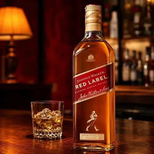 Whisky Johnnie Walker Red Label Blended Scotch 1 Litro Original