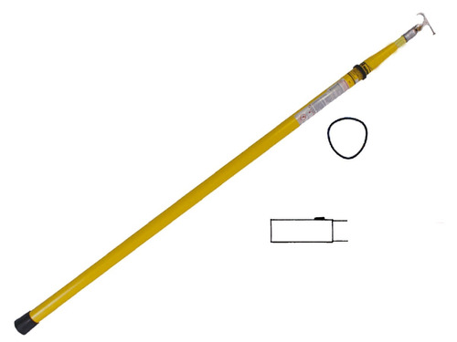 Hv-216 Pértiga Telescópica Triangular Univ. De 4 Secc Y  5m