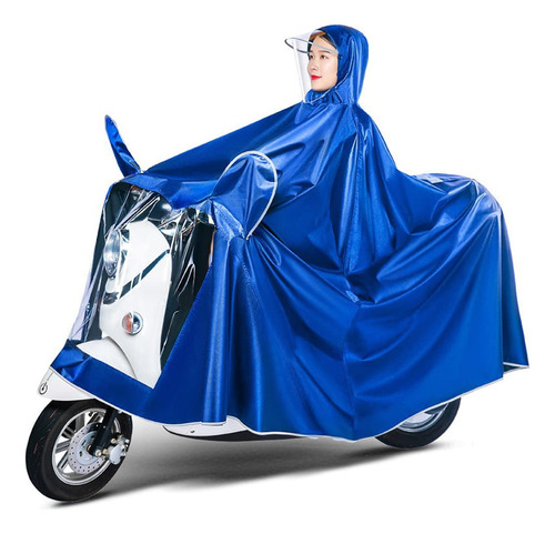 Poncho Lluvia Para Motocicleta Impermeable Ranura Espejo