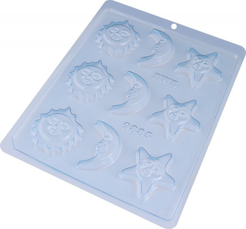 6 Moldes Formas Para Chocolate Bwb Cod 9885 Bombón Astros