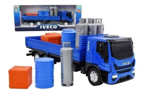 Caminhão Iveco Tector Dropside - Brinquedo réplica miniaturizada