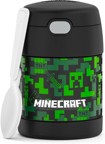 Thermos Minecraft Botella Funtainer De Acero Inoxidable 