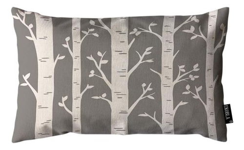 Ekobla Funda De Almohada Con Diseño De Árbol De Abedul, Árbo