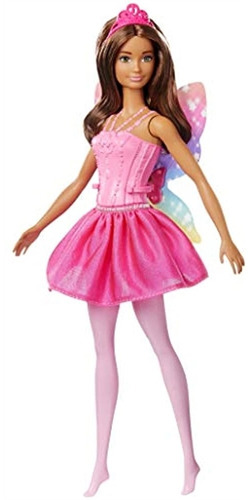 Mattel Brunet Hair Barbie Dreamtopia - Muñeca De Hadas