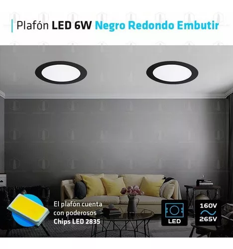 PANEL LED REDONDO 6W – i-Lumina