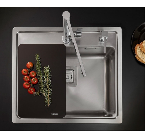 Imagen 7 de 10 de Pileta Bacha Cocina Johnson Luxor Quadra Mini Q55 Diseño