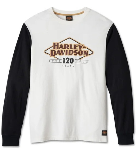 Playera Harley-davidson, 120th Aniversario Para Hombre