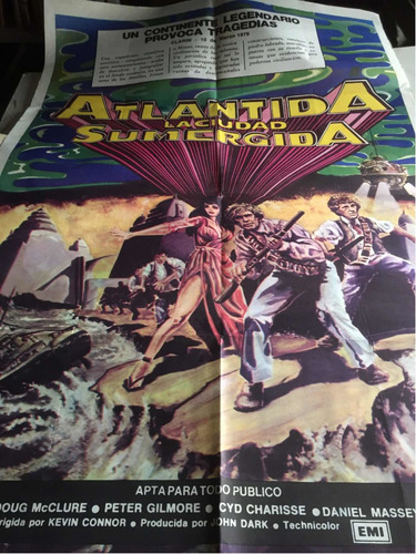 Poster Atlantida La Ciudad Sumergida Kevin Connor 1978