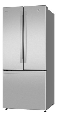 Refrigerador con freezer GE PNF25FYRCFS color gris con capacidad de 708L 127V