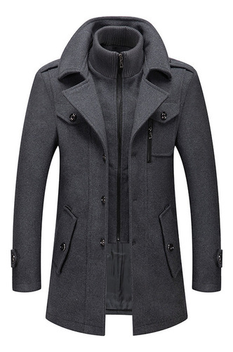 Gabardina De Moda Abrigo De Lana Para Hombre Chaquetas
