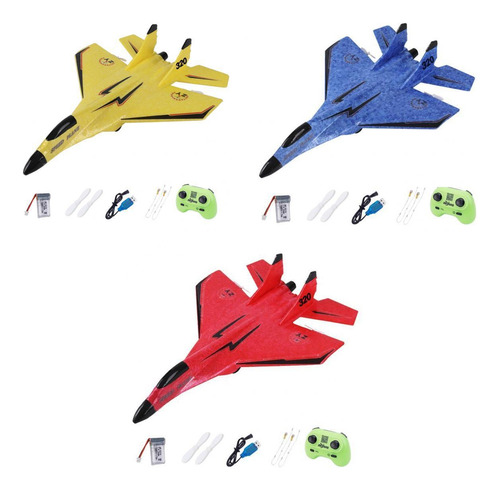 Juego De 3 Planeadores De, Avión Rc De 2 Canales,