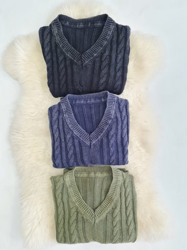 Sweater Cuello V Importado