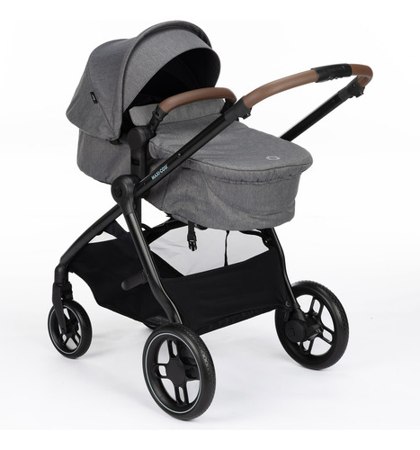 Carrinho De Bebê Anna³ Grey Bebê Conforto E Base Maxi Cosi